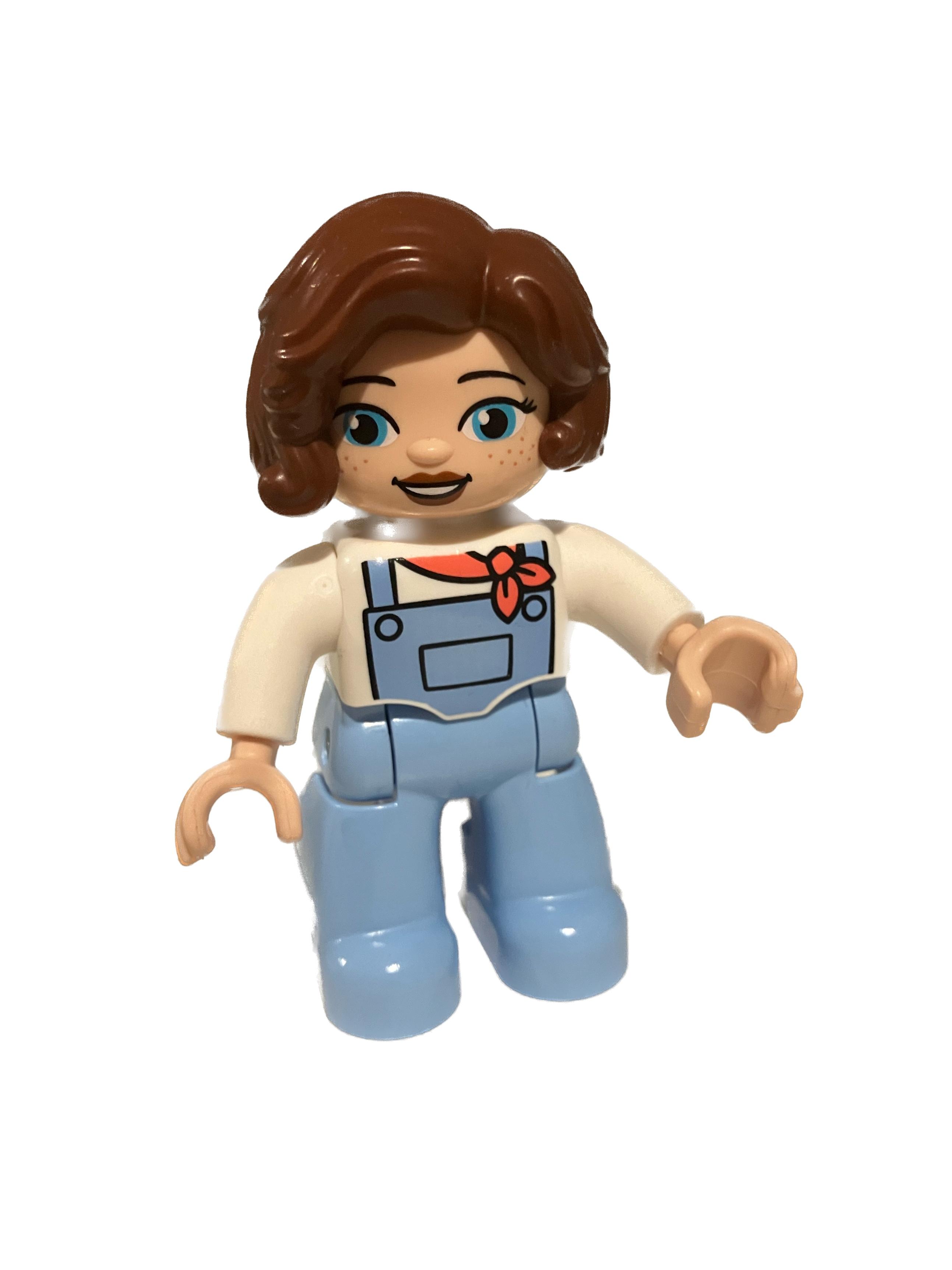Lego Duplo žena, maminka, pastelové barvy